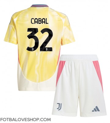 Juventus Juan Cabal #32 Dětské Venkovní Dres 2024-25 Krátký Rukáv (+ trenýrky)
